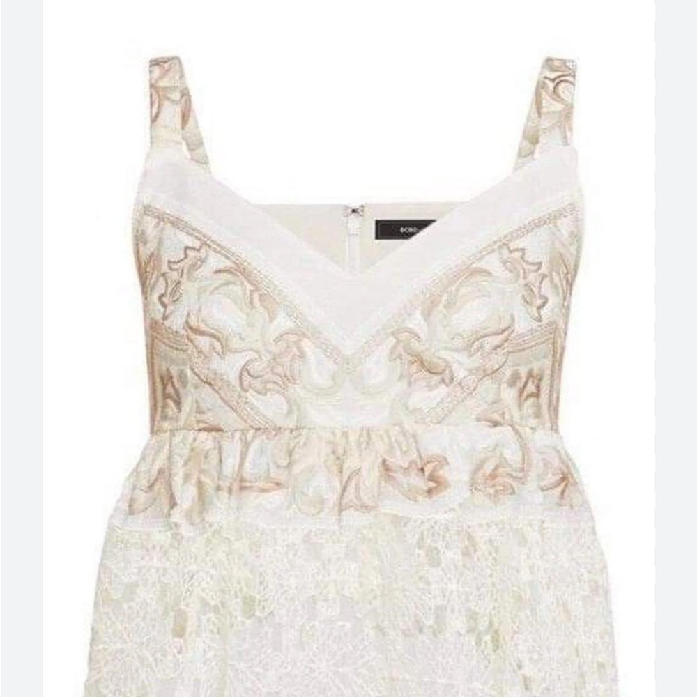 BCBGMAXAZRIA Embroidered Tank Top